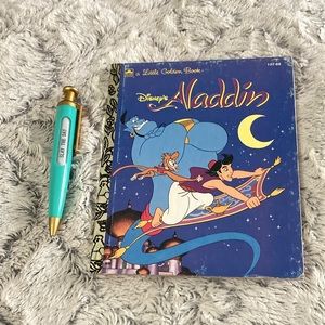 Disney little golden book Aladdin copyright 1992 vintage